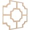 Ekena Millwork 33W x 33H x 38T Small Bradley Decorative Fretwork Wood Ceiling Panels, Red Oak CELW33X33X0375BRDRO - alternate 7